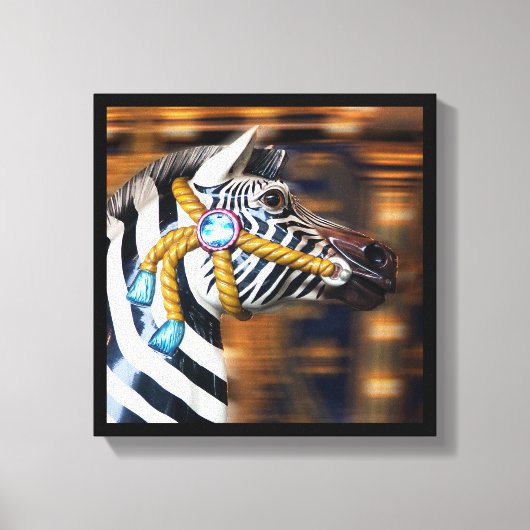 Toile Zebra merry-go-round Canvas série 20 (Recto)