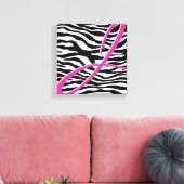 Toile Zebra Monogram Canvas Imprimer (Insitu(Salon))