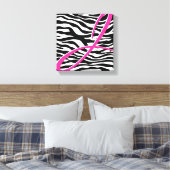 Toile Zebra Monogram Canvas Imprimer (Insitu(Chambre))