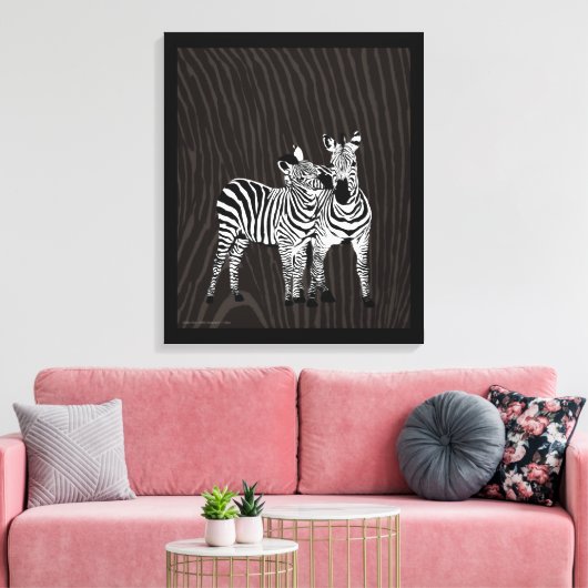 Toile Zebra Play (Insitu(Salon))