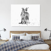 Toile Zèbre (Insitu(Chambre))