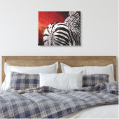 Toile Zèbre et Oxpecker (Insitu(Chambre))