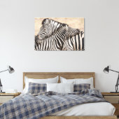 Toile Zèbres de Burchell se battant (Insitu(Chambre))