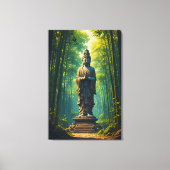 Toile Zen dans la forêt de bambou (Recto)