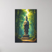 Toile Zen dans la Grove de Bambou (Recto)