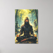 Toile Zen du Guerrier de l'Ombre (Recto)