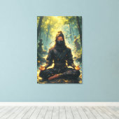 Toile Zen du Guerrier de l'Ombre (Insitu (Plancher de Bois))