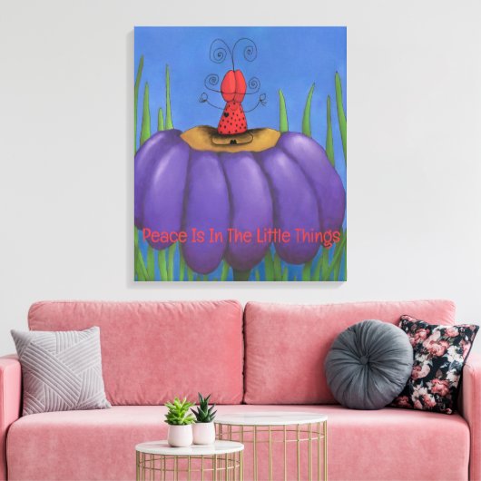 Toile Zen Ladybug (Insitu(Salon))