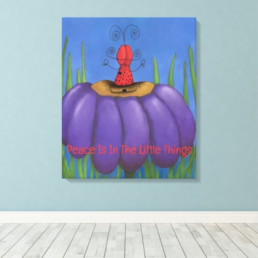 Toile Zen Ladybug (Insitu (Plancher de Bois))