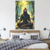 Toile Zen of the Shadow Warrior (Insitu(Chambre))