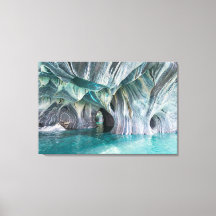ZENAH | Reflets Bleus Glaciaires - Marbre Abstrait