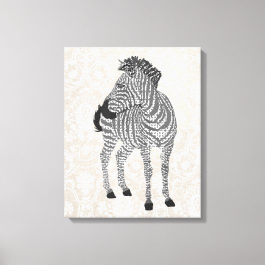 Toile Zenya Black & White Art Canvas (Recto)