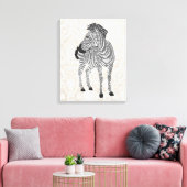 Toile Zenya Black & White Art Canvas (Insitu(Salon))