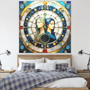 Toile Zodiac - Gemini Les Jumeaux