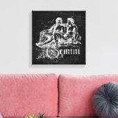 Toile Zodiac Vintage Gemini (Insitu(Salon))