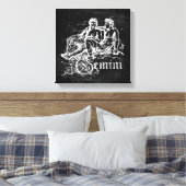 Toile Zodiac Vintage Gemini (Insitu(Chambre))