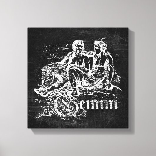 Toile Zodiac Vintage Gemini (Recto)