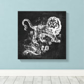 Toile Zodiac Vintage Leo (Insitu (Plancher de Bois))