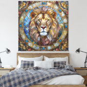 Toile Zodiaque - Lion le Lion (Insitu(Chambre))