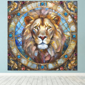Toile Zodiaque - Lion le Lion (Insitu (Plancher de Bois))