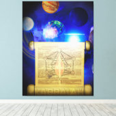 Toile Zohar Kabbalah Canvas (Insitu (Plancher de Bois))