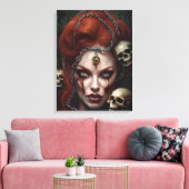 Toile Zombie Babe 03 (Insitu(Salon))