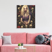 Toile Zombie Babe 05 (Insitu(Salon))