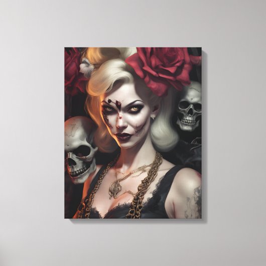 Toile Zombie Babe 07 (Recto)