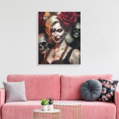 Toile Zombie Babe 07 (Insitu(Salon))
