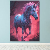 Toile Zombie Unicorn (Insitu (Plancher de Bois))