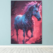 Toile Zombie Unicorn (Insitu (Plancher de Bois))
