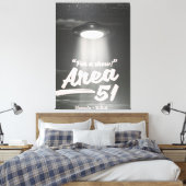 Toile Zone 51 affiche mono "Pour un spectacle" (Insitu(Chambre))