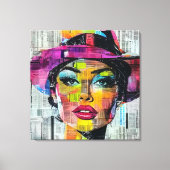 Toile Zone d'art pop urbain Imprimer (Recto)