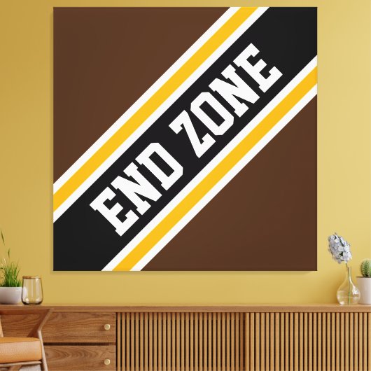 Toile ZONE DE FIN Gras Athlétisme Brown Black Racing Str (Insitu(Salon))