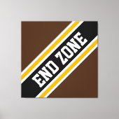 Toile ZONE DE FIN Gras Athlétisme Brown Black Racing Str (Recto)