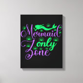 Toile Zone de sirène seulement dans Neon Green et Purple (Recto)