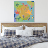 Toile zone de travail animals cow chicken (Insitu(Chambre))