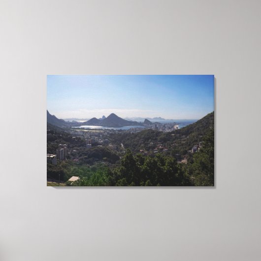 Toile Zone sud de Rio de Janeiro (Recto)