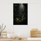 Toiles d'araignées dans une impression sur toile d (Cuisine)