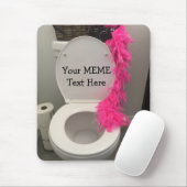 Toilet Bowl Funny Creat MEME Muismat (Met muis)