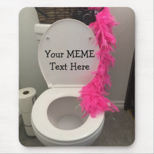 Toilet Bowl Funny Creat MEME Muismat