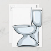 Toilet Briefkaart (Voorkant / Achterkant)