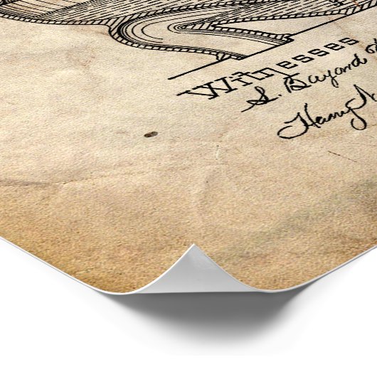 Toilet Cistern Patent Poster (Hoek)