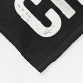 Toilet Clogging Chamon Funny Toilet Clogger Quote  Fleece Deken (Hoek)