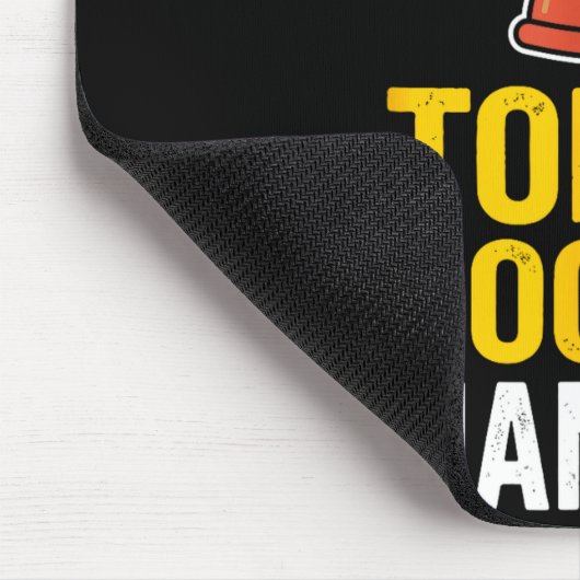 Toilet Clogging Chamon Funny Toilet Clogger Quote Muismat (Hoek)