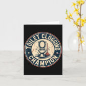 Toilet Clogging Chamon Kaart (Gele Bloem)