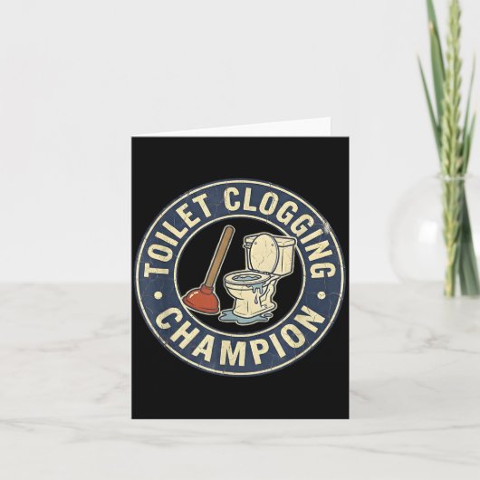 Toilet Clogging Chamon  Kaart (Voorkant)