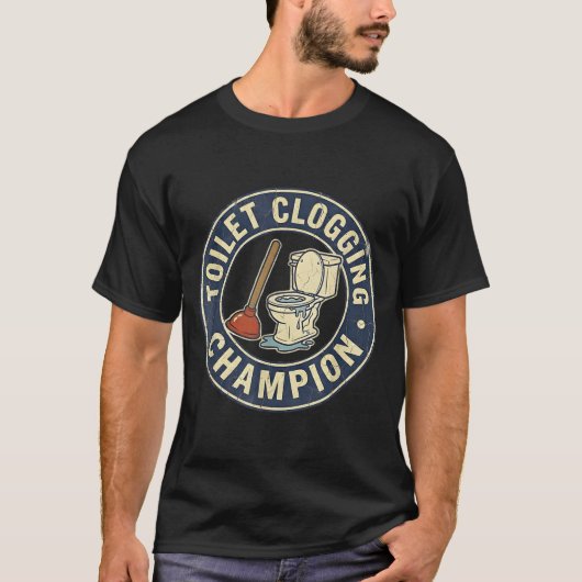 Toilet Clogging Chamon  T-shirt (Voorkant)