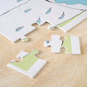 toilet dog legpuzzel (Zijkant)