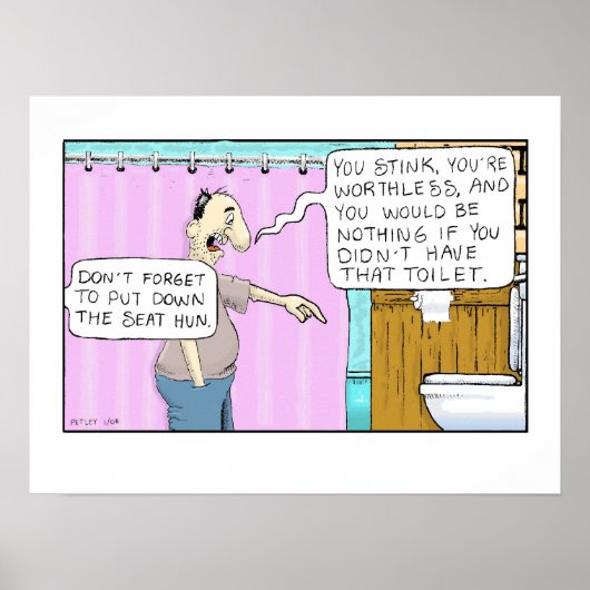 Toilet humor poster (Voorkant)